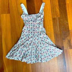 Mango Summer Flower Mini Dress, Size XS (US)